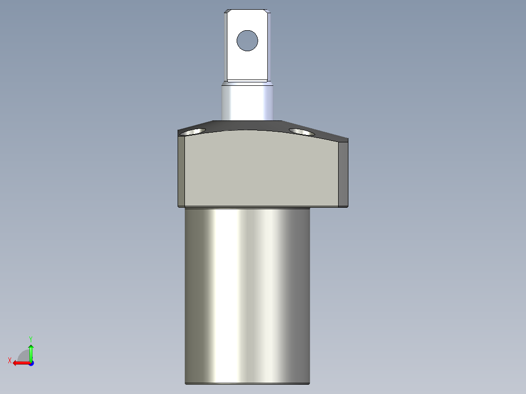 KOSMEKLHS0360-Sx-P多系列多零件图纸模型后视图