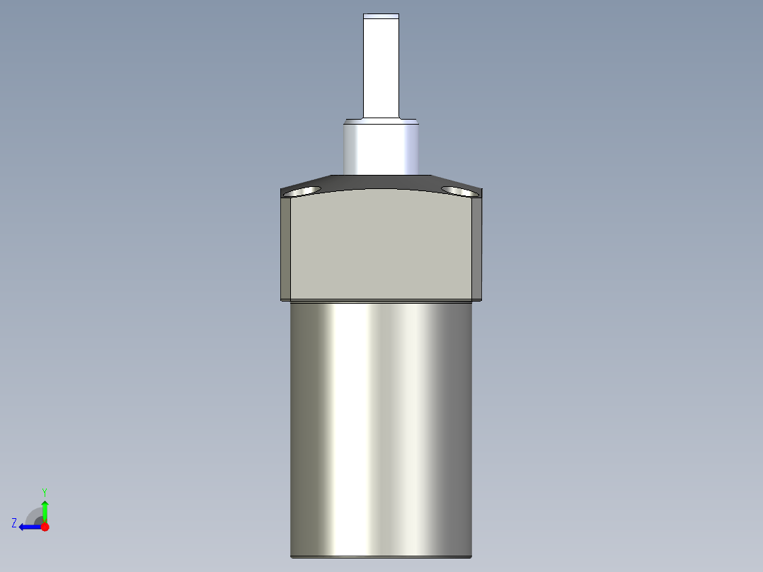 KOSMEKLHS0360-Sx-P多系列多零件图纸模型右视图