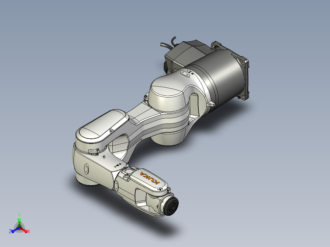 KUKA KR10_R900-2六轴工业<span style='color: red'>机器人</span>模型资料