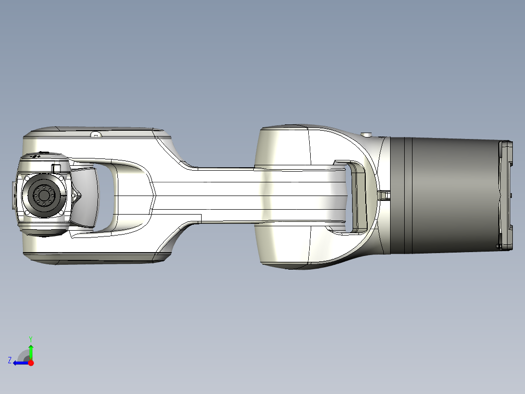 KUKA KR10_R900-2六轴工业机器人模型资料右视图