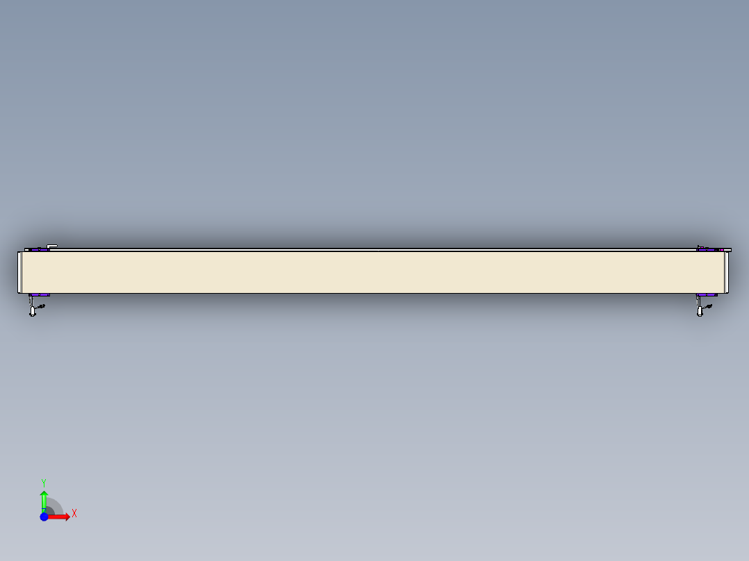 威洛博VL系列直线电机模组-2VL22H1-S3400前视图