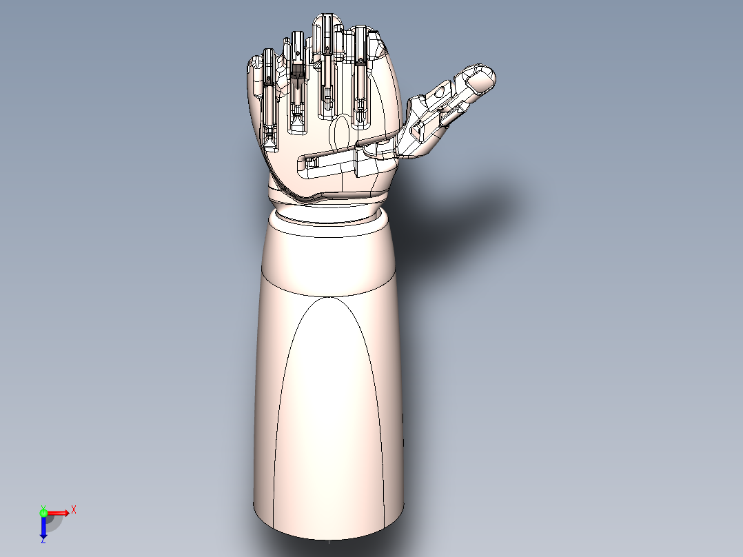 仿生机械手 (55)俯视图