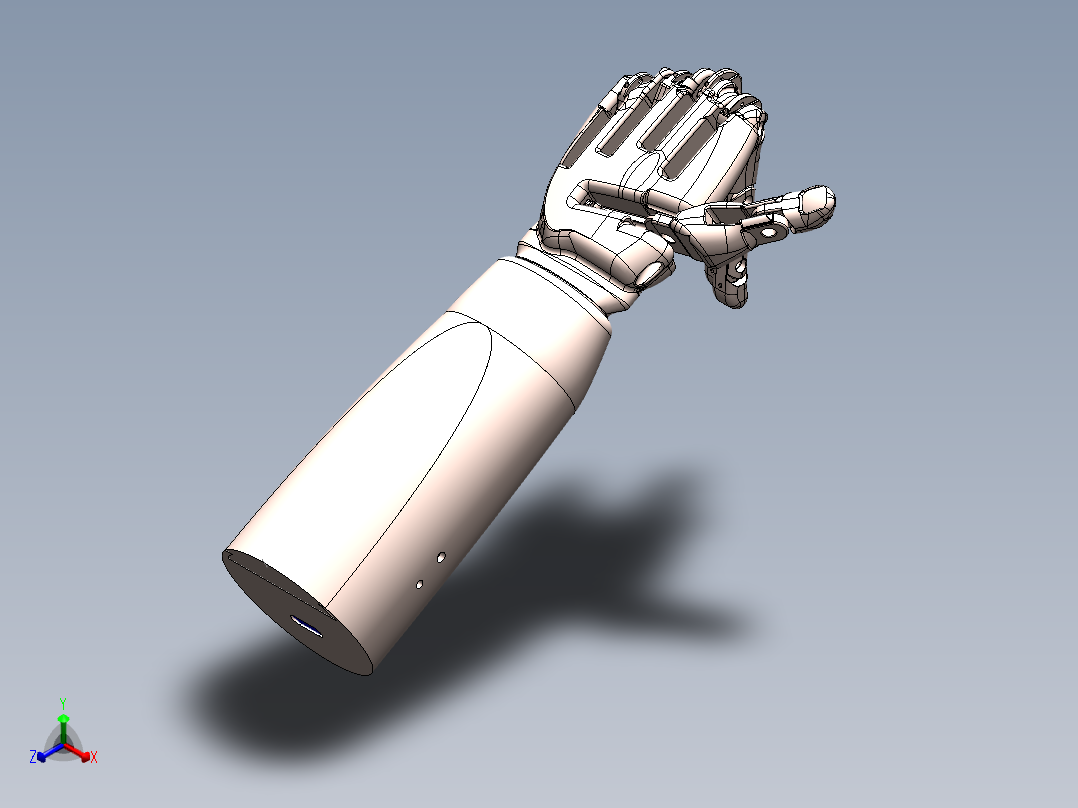 仿生机械手 (55)正等轴测图