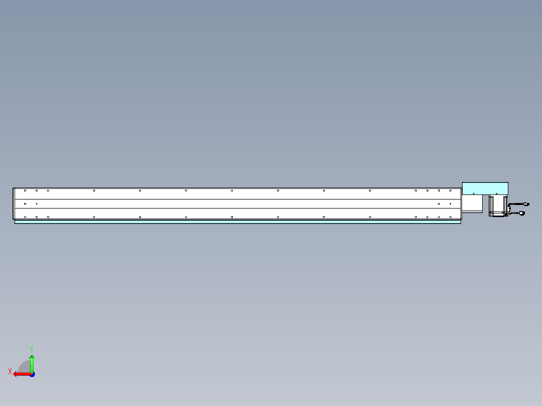 威洛博VBC同步带传动一无尘环境VBC14-L45-S1650-BR-ZP75-C3后视图