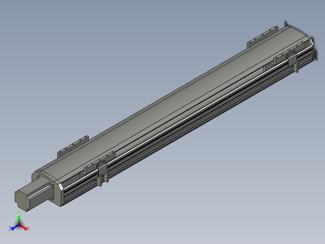 直线模组WG-LHA12-S750-M设计图纸