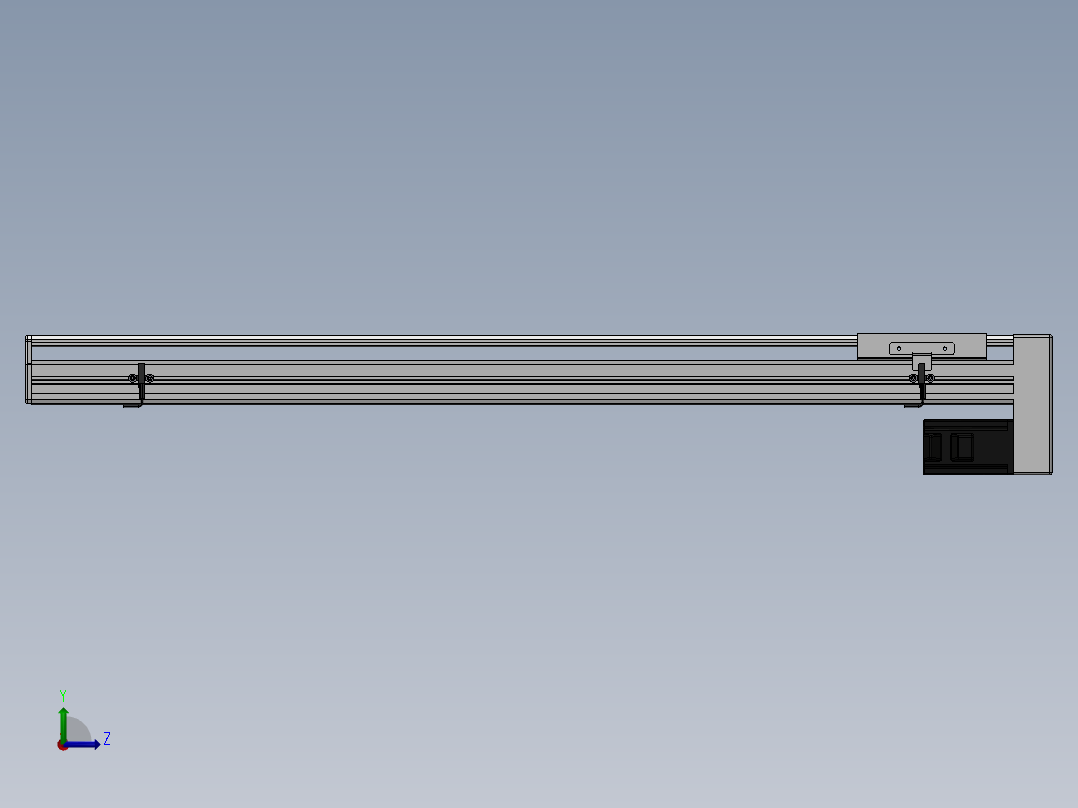 精密模组MY140-T10-850L-BM-P40B-C4-C左视图