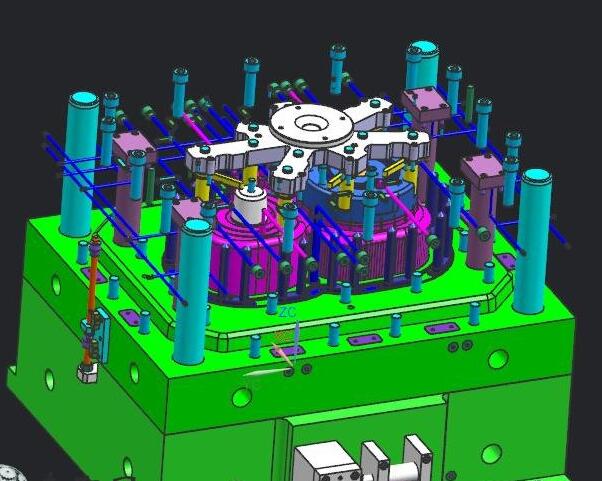 热流道模具3D模型