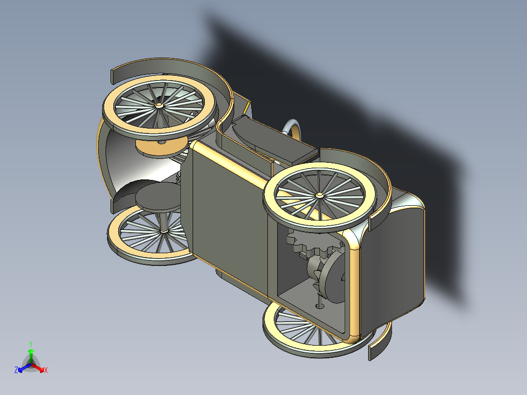 6.老爷车正等轴测图