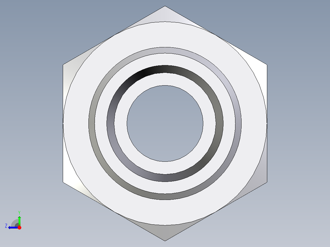 卡套式工业通用硬管接头EO_Bulkhead_union_SV16SOMD71右视图