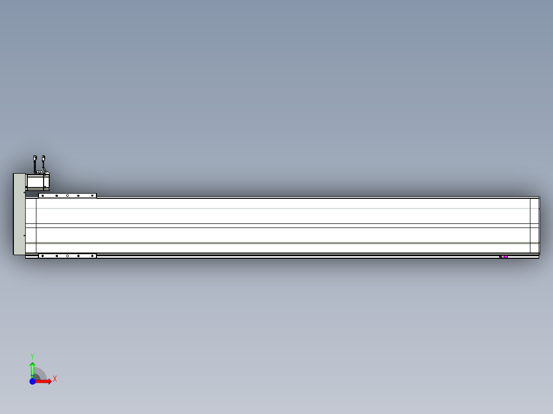 VF丝杆传动-一般环境VF27-Lxx-C-S2000-BR-ZP75-D3前视图