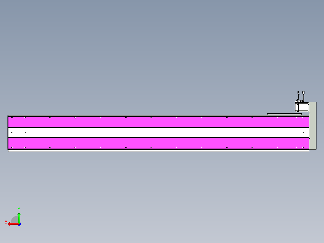 VF丝杆传动-一般环境VF27-Lxx-C-S2000-BR-ZP75-D3后视图