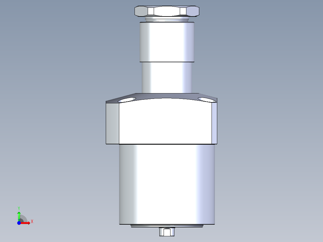KOSMEKLHA1050-SLD多系列多零件图纸模型前视图
