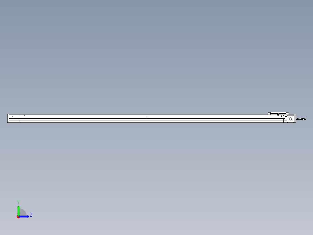 威洛博LB.GB同步带传动--欧规系列LB6A-L130-S2000-BL左视图