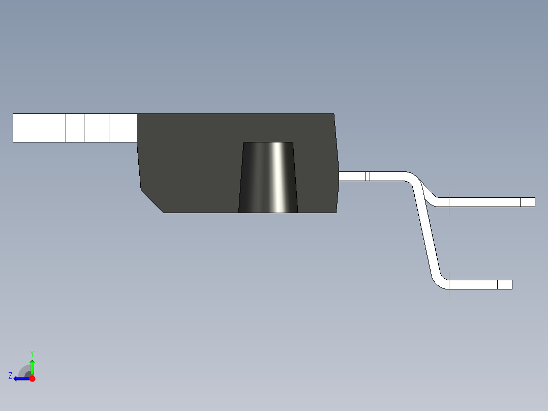 集成电路封装-ST-Pentawatt-V右视图