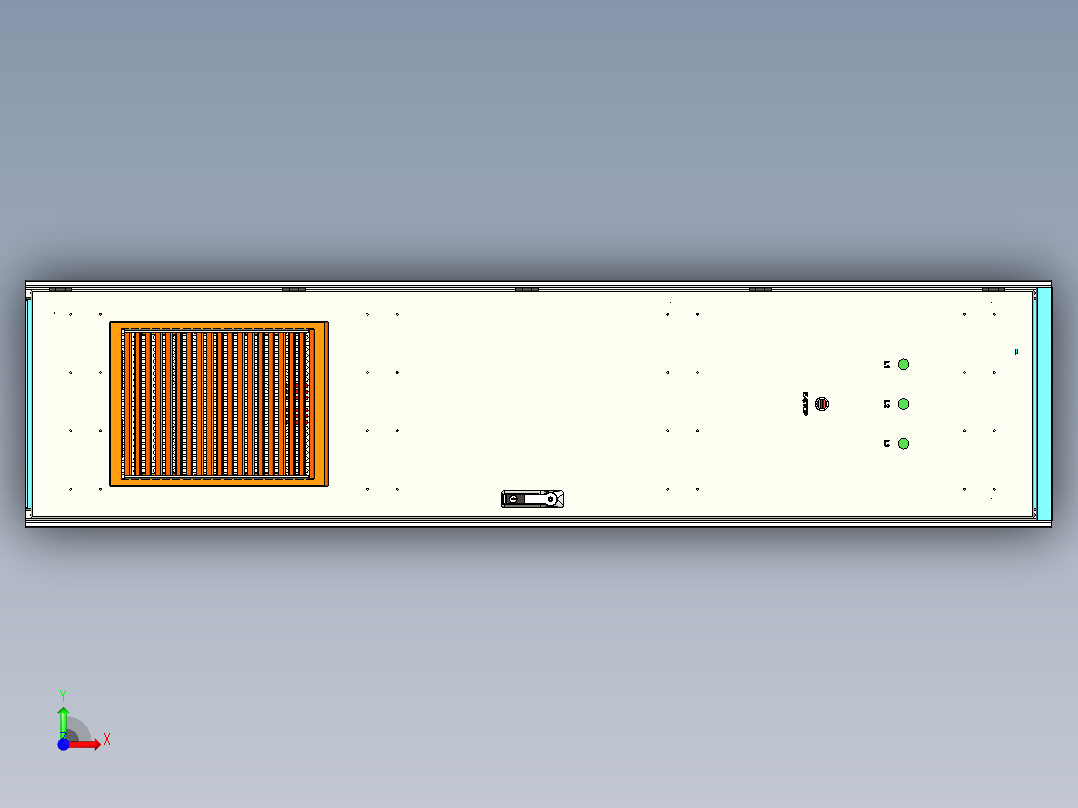成套组装变频机柜前视图