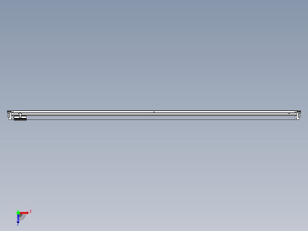 威洛博VL系列3d模型模组VL17E1Y-S2400俯视图