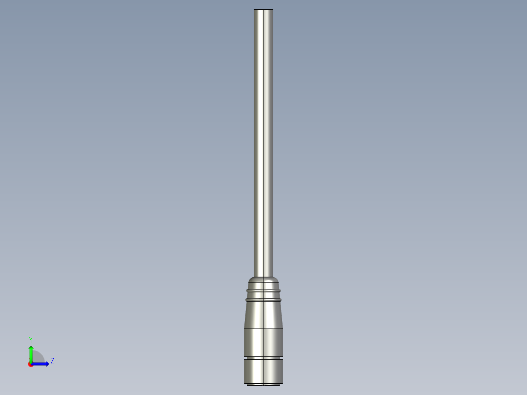 基恩士FS-V33C(P)_cable_kc图纸模型左视图
