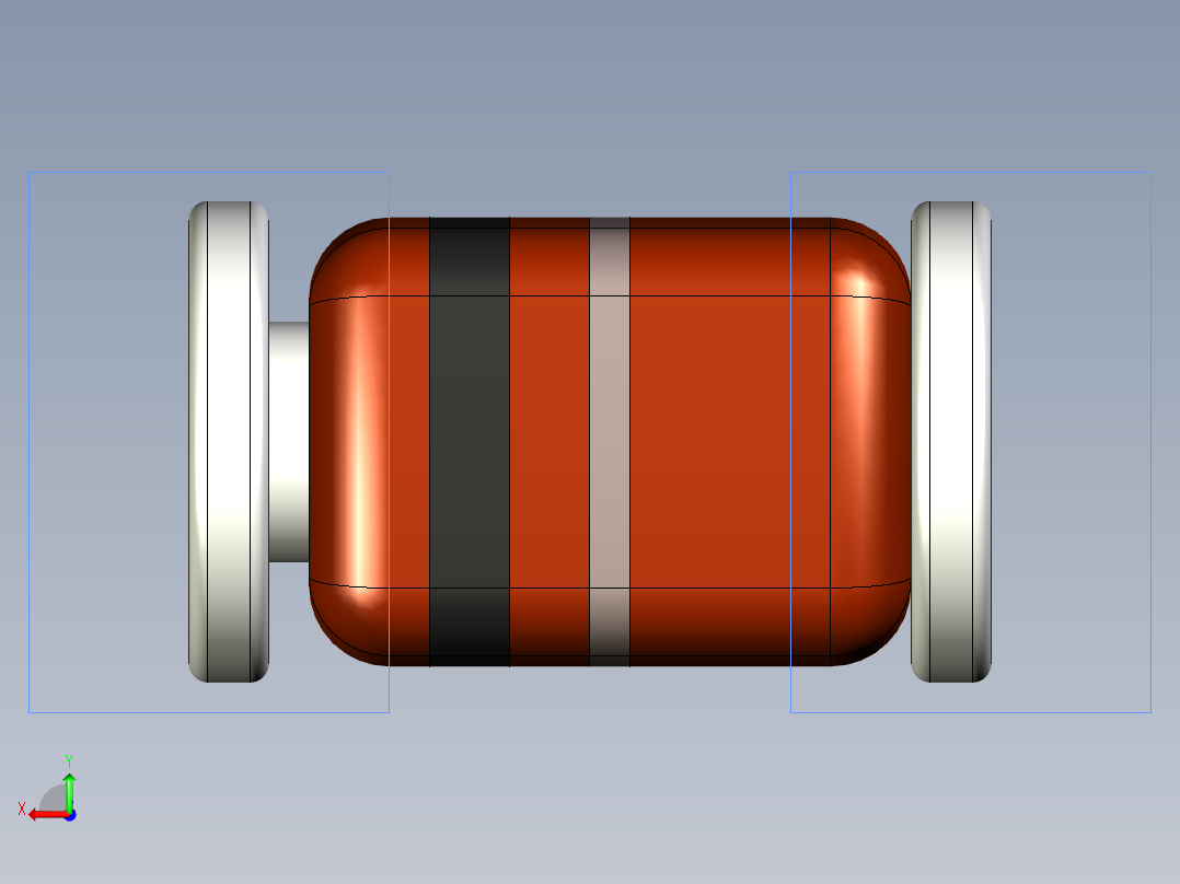 分立半导体元件封装-microMELF-RED后视图