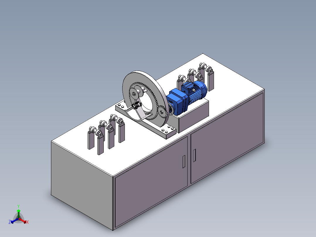 线缆外层包覆设备sw18正等轴测图