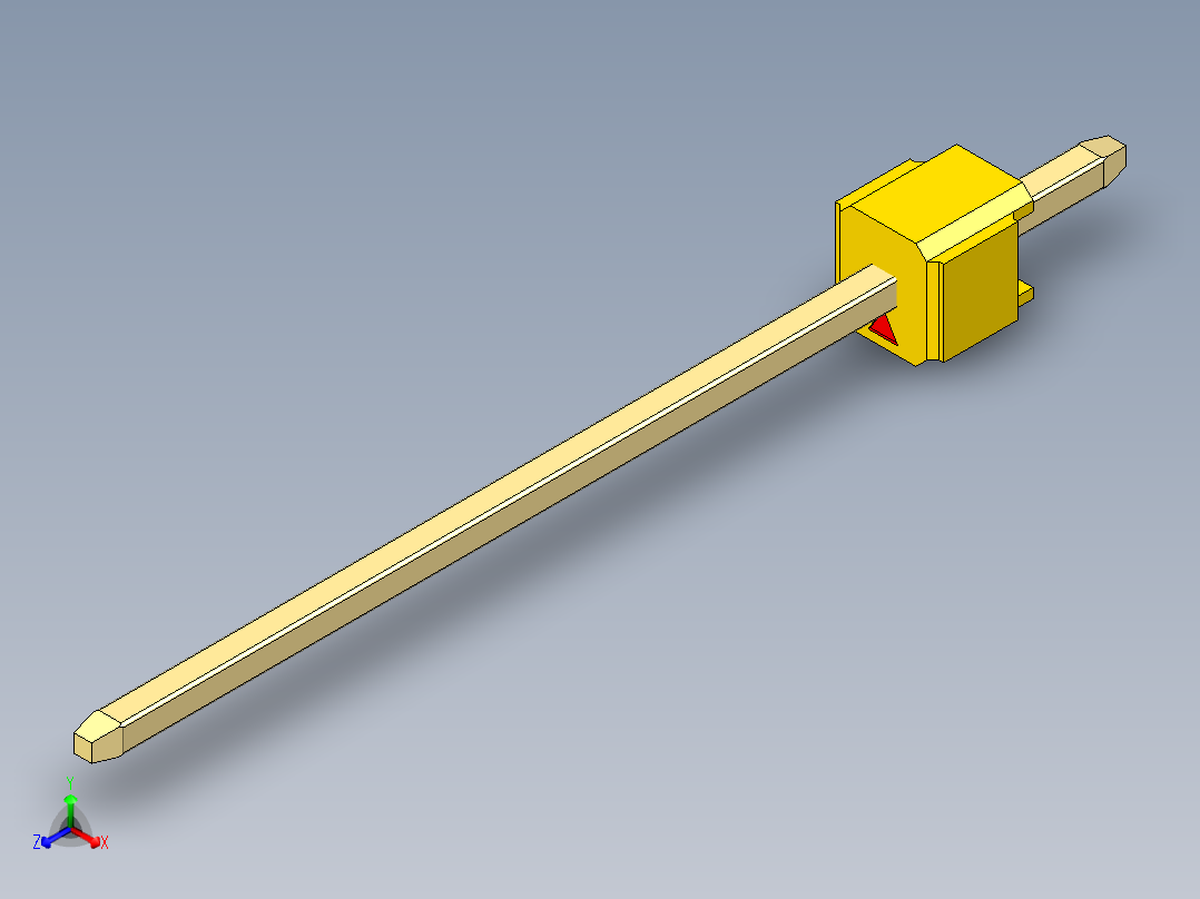 彩色公头100mil（2.54mm）系列-DS1021_yellow_1x01p_100mil_Type19_rev1.0