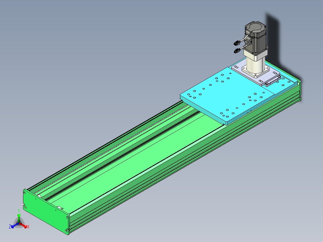 东锦齿条传动DH270G-L167-S900-BU-减速机+750W