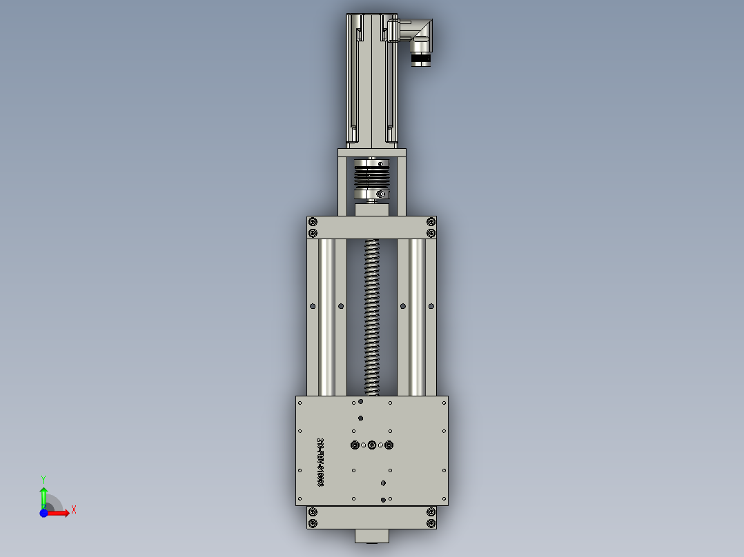 移动平台 带伺服（直径16mm 行程175mm）前视图