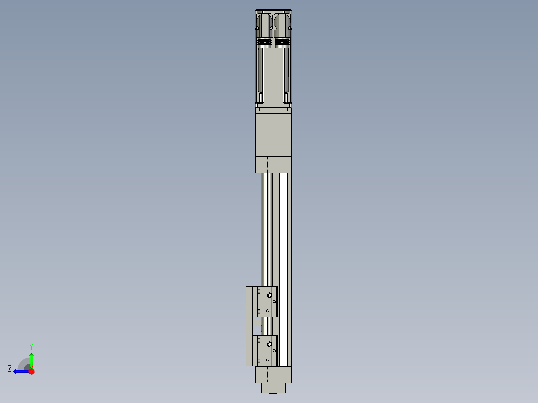 移动平台 带伺服（直径16mm 行程175mm）右视图