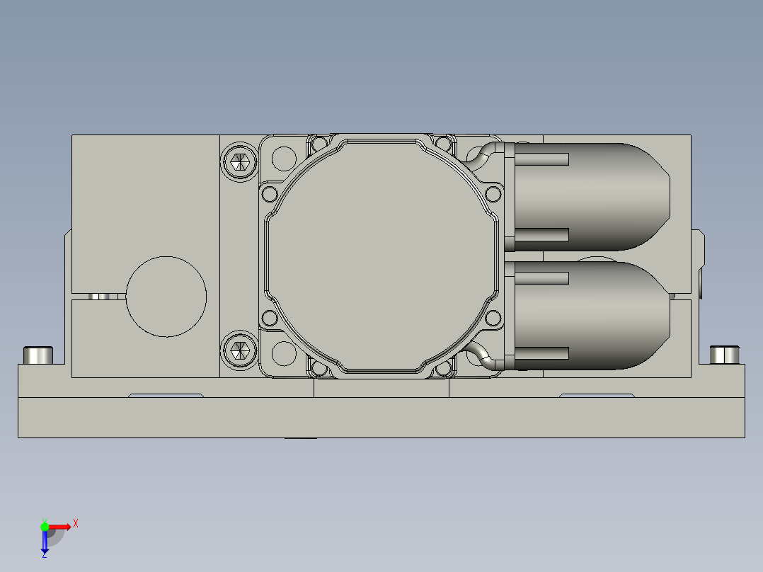 移动平台 带伺服（直径16mm 行程175mm）俯视图