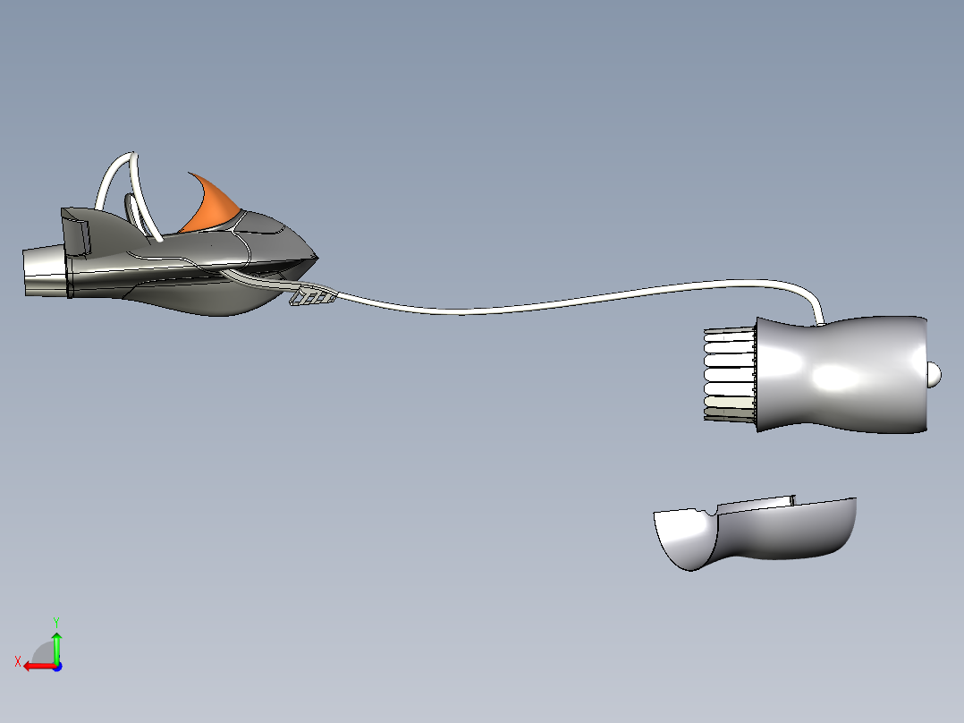 星球大战飞船后视图