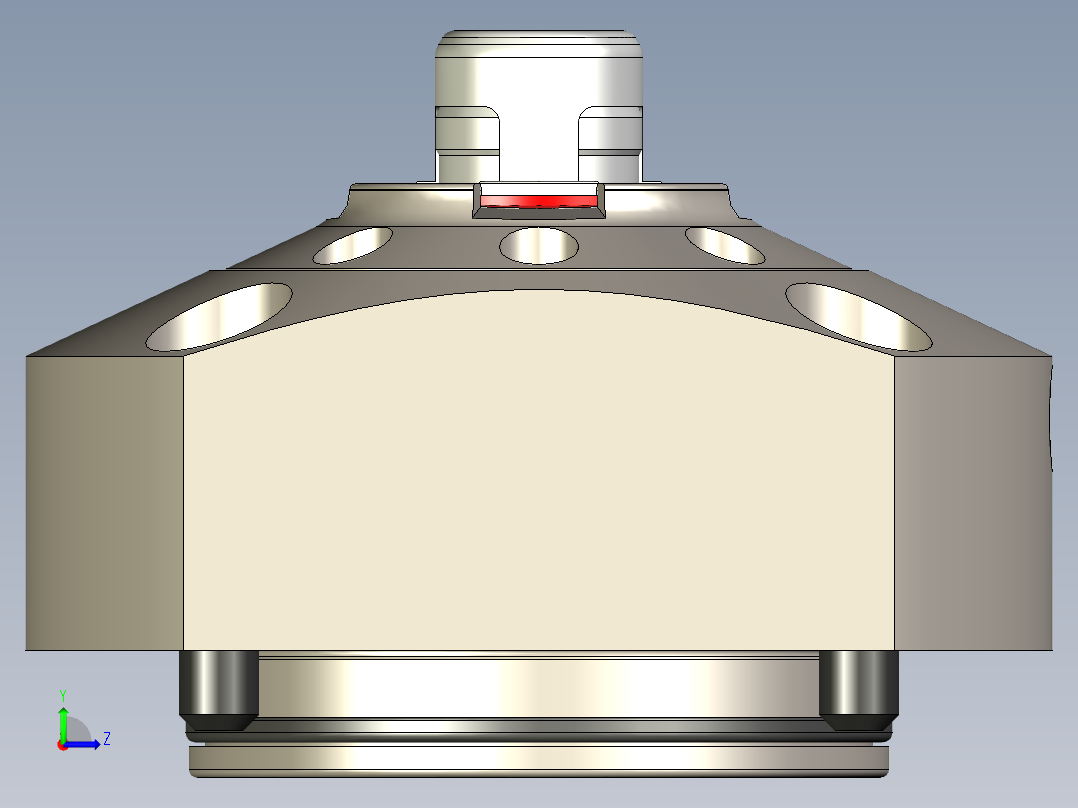 KOSMEKSFA3000-M1A-160多系列多零件图纸模型多系列多零件图纸模型左视图