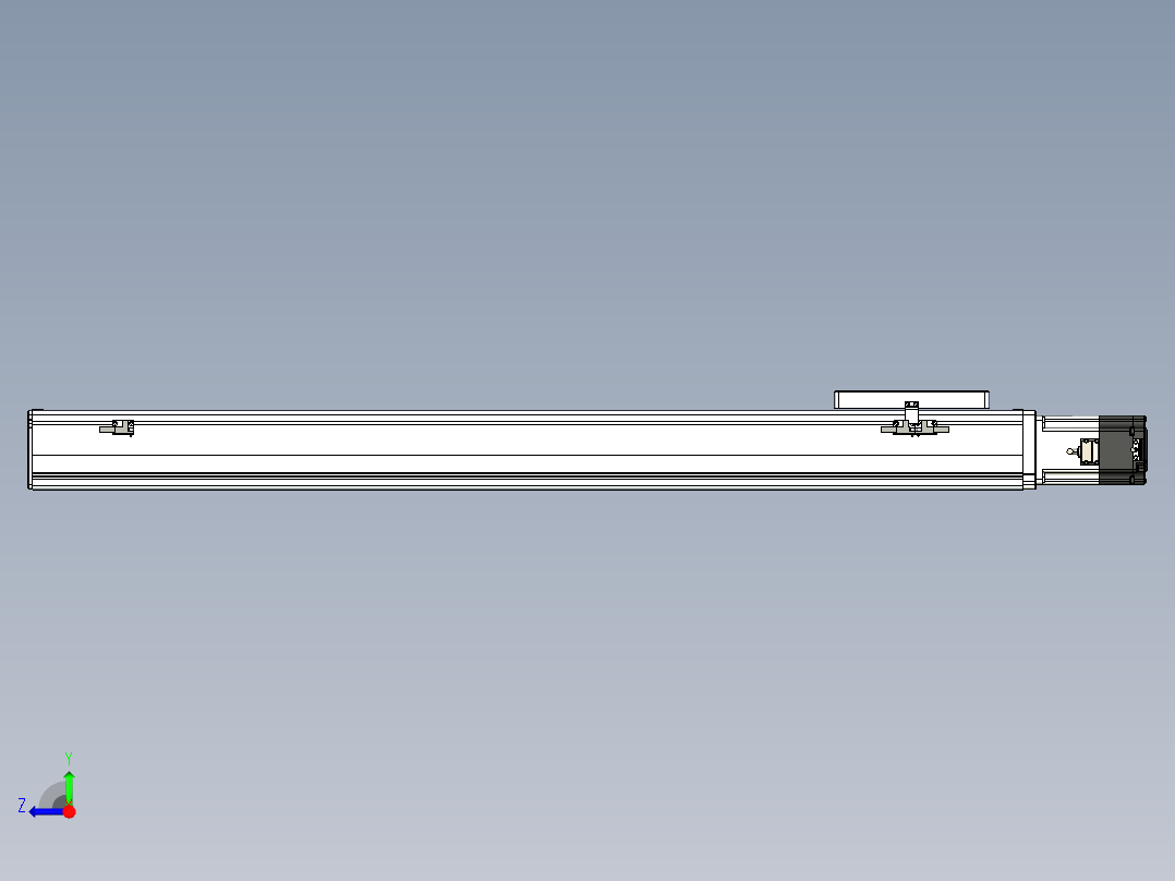 丝杠滑台-全封闭-EC17-Lx-C-S900-BC-P75-D3右视图