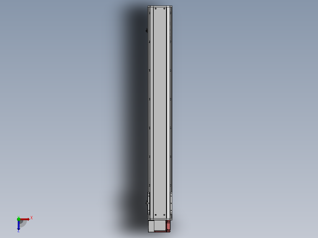 精密模组MT170-L125-1200-LD-M75-C4俯视图