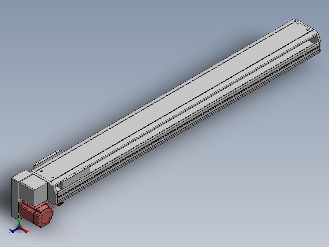 精密模组MT170-L125-1200-LD-M75-C4正等轴测图