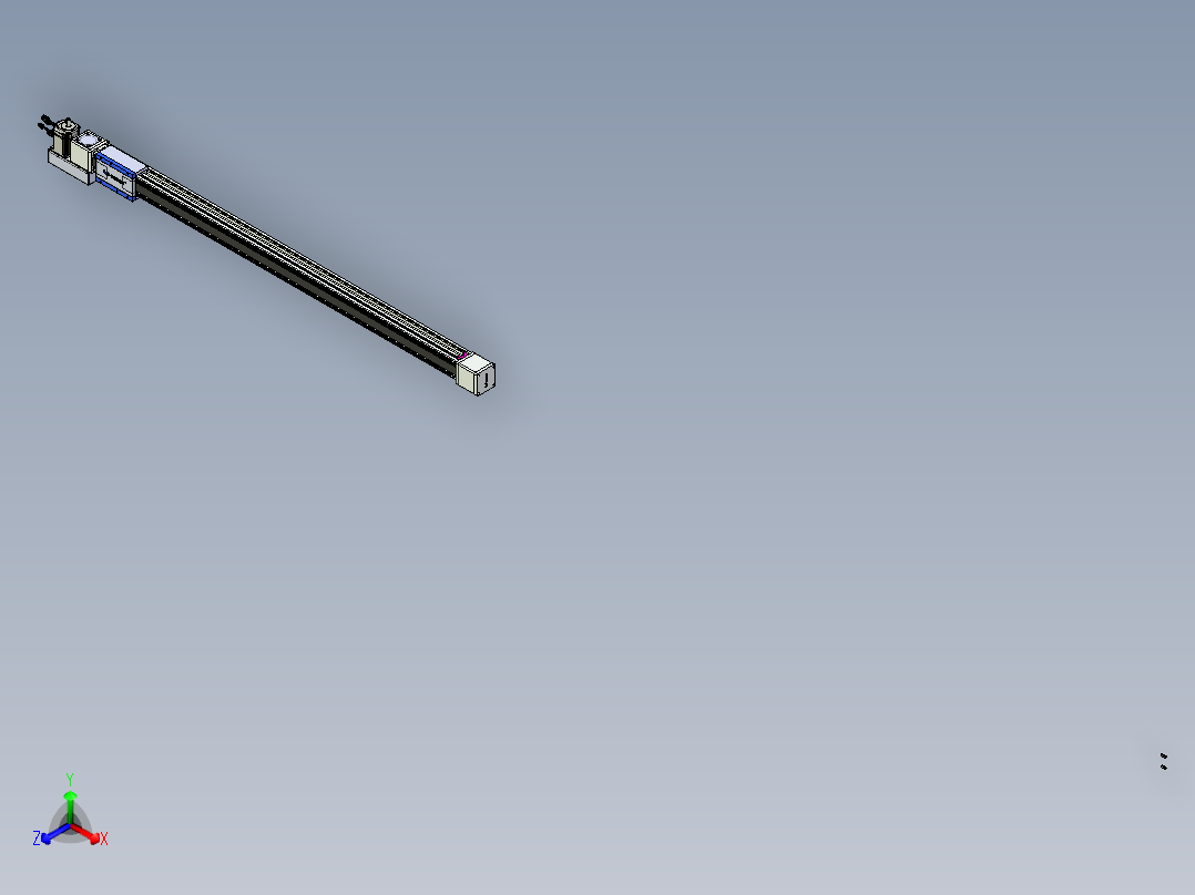 威洛博LB.GB同步带传动--欧规系列GB8-L96-S1550-BL-P75正等轴测图