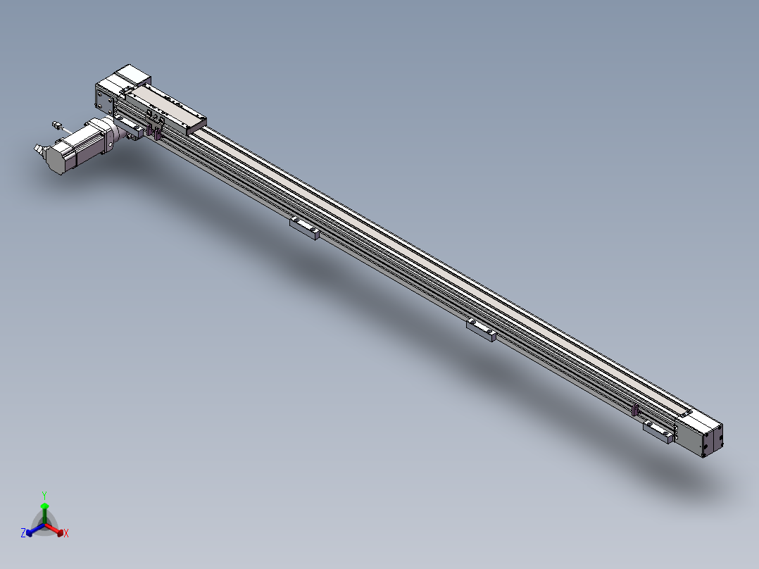 欧规同步带GTB65-LD-400W正等轴测图