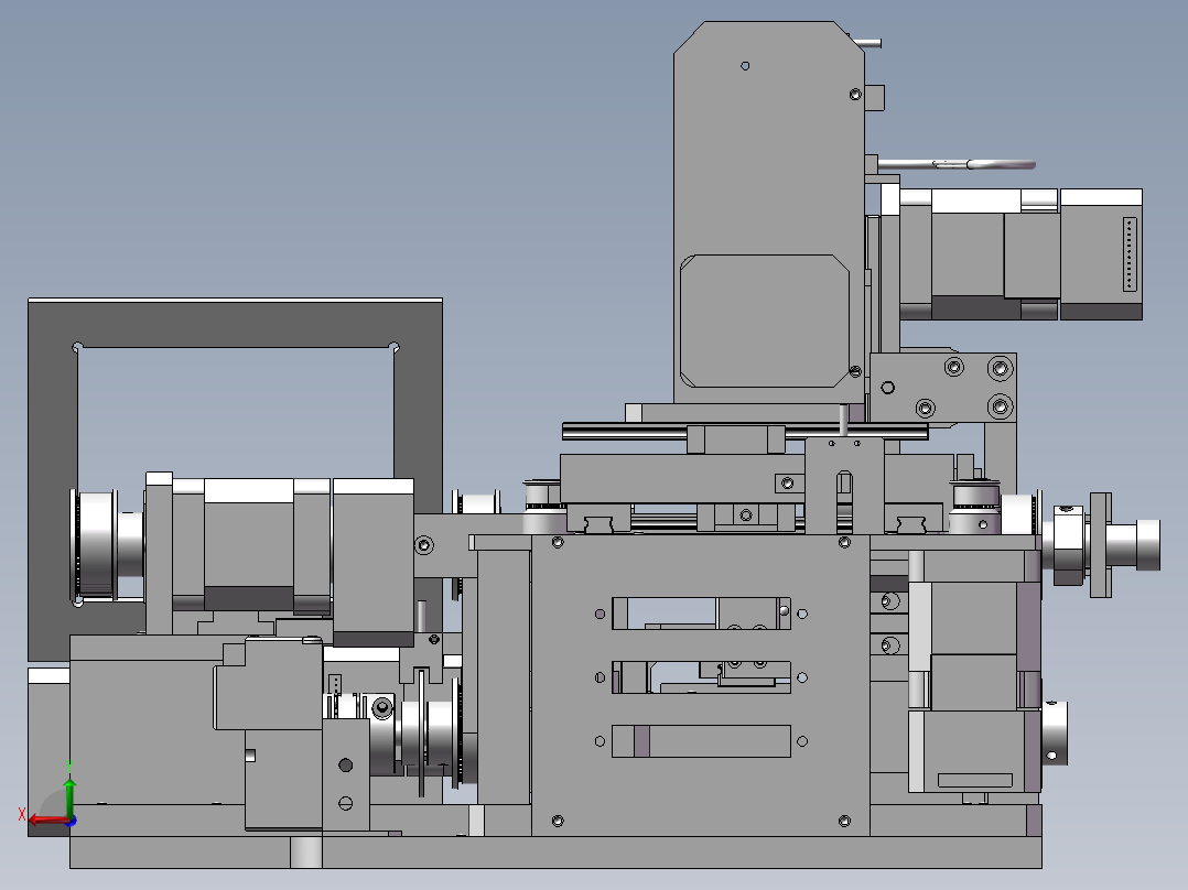 非标机械传动装置后视图