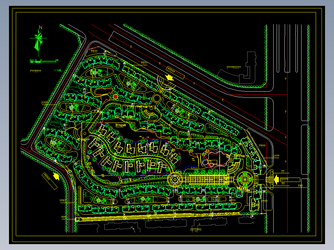 小区总平面设计图
