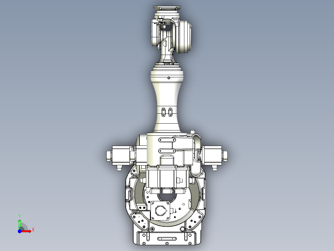 那智机器人nachi mc350 6axis industrial robot前视图