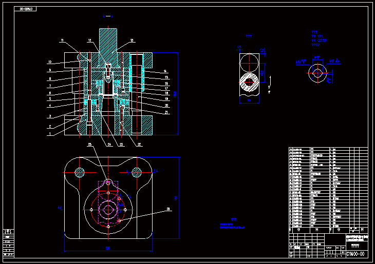 JB149-防火栓垫片冲压模具设计[工艺卡]连续级进