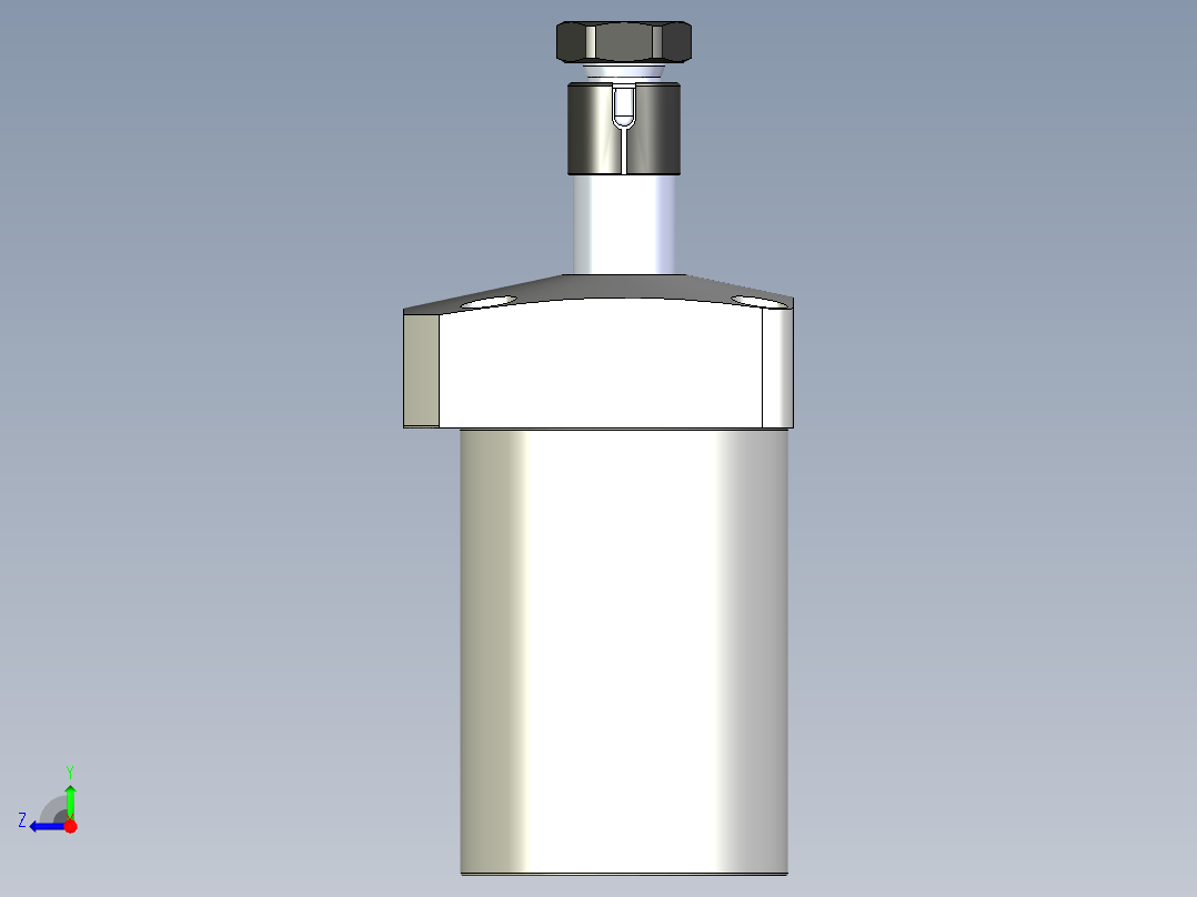 KOSMEKWHE2500-2AR多系列多零件图纸模型右视图