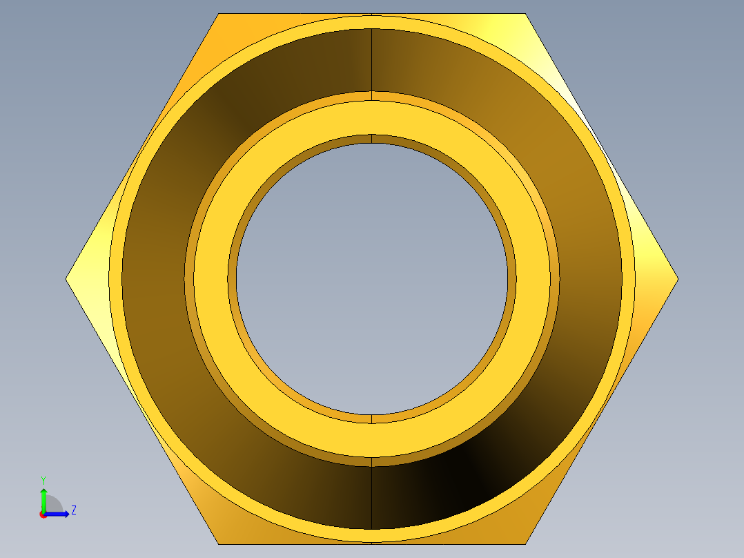 扩口式工业通用硬管接头Long Nut 41FL-5左视图