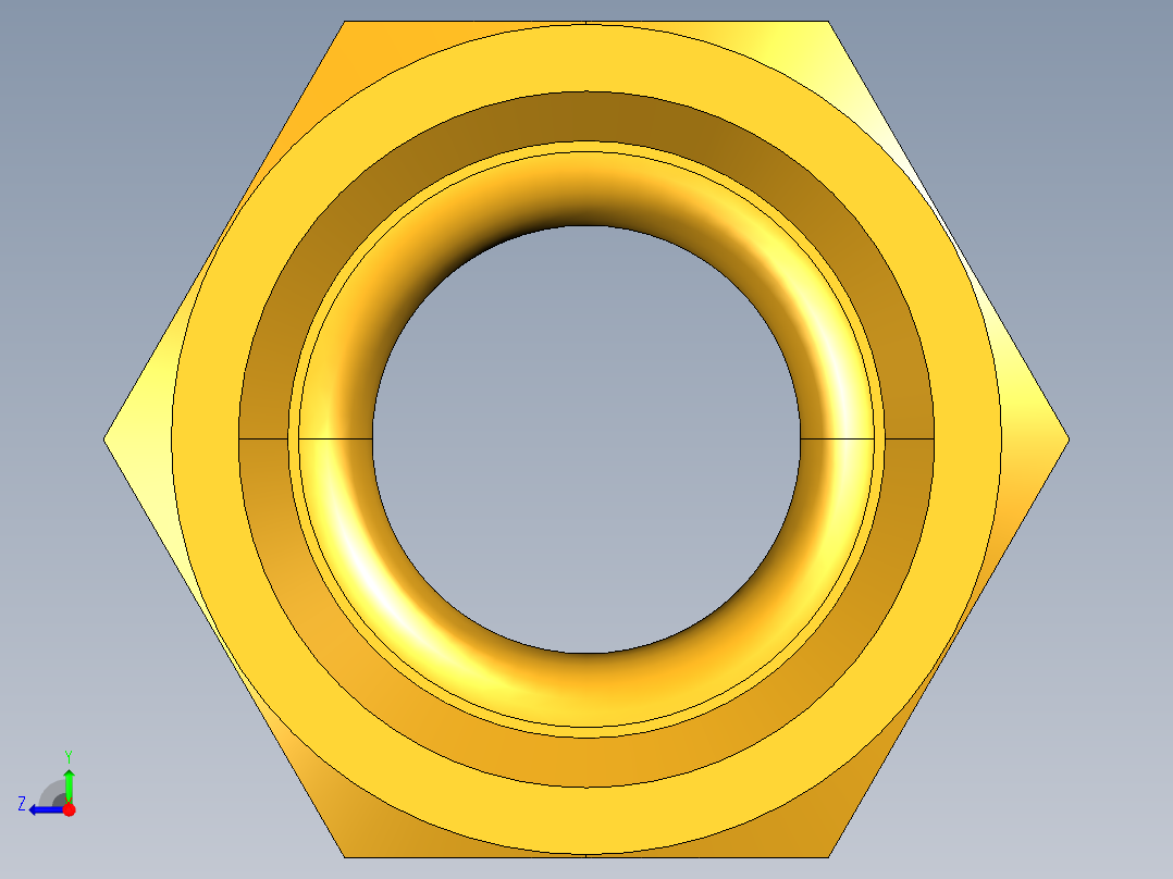 扩口式工业通用硬管接头Long Nut 41FL-5右视图