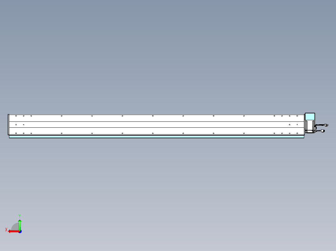 威洛博VBC同步带传动一无尘环境VBC14-L45-S1650-BRD-ZP40-C3后视图