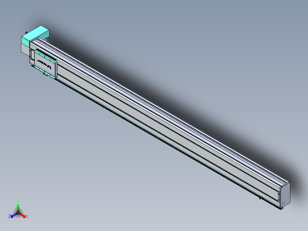 威洛博VBC同步带传动一无尘环境VBC14-L45-S1650-BRD-ZP40-C3正等轴测图