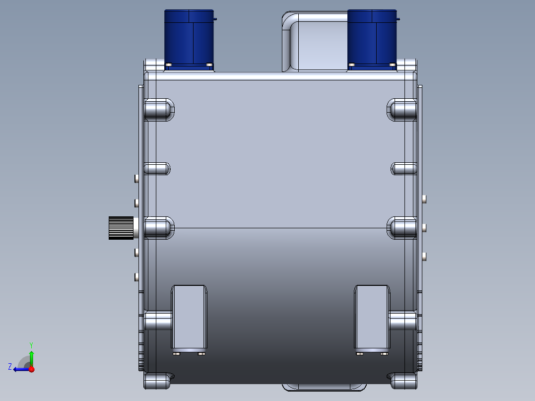 变速行星齿轮箱右视图