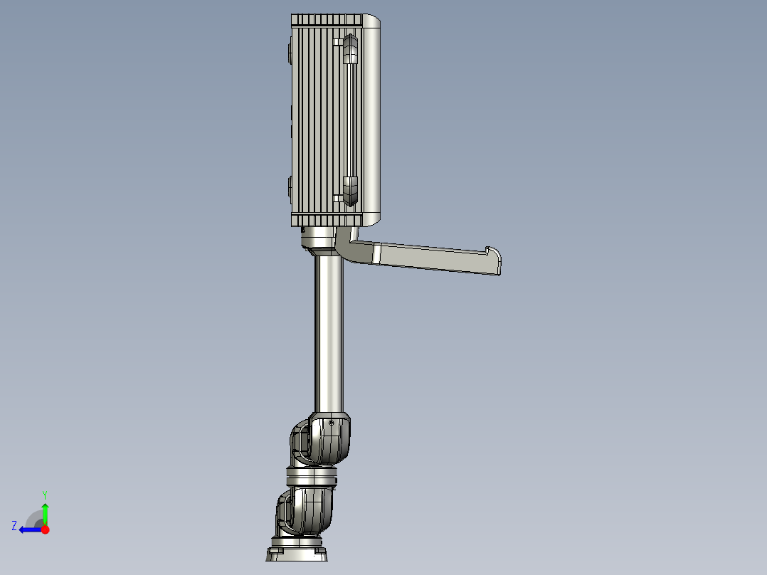 悬臂控制操控箱键盘支架-G4-顶座-中间连接器-转角-箱体连接器-200-250-300右视图