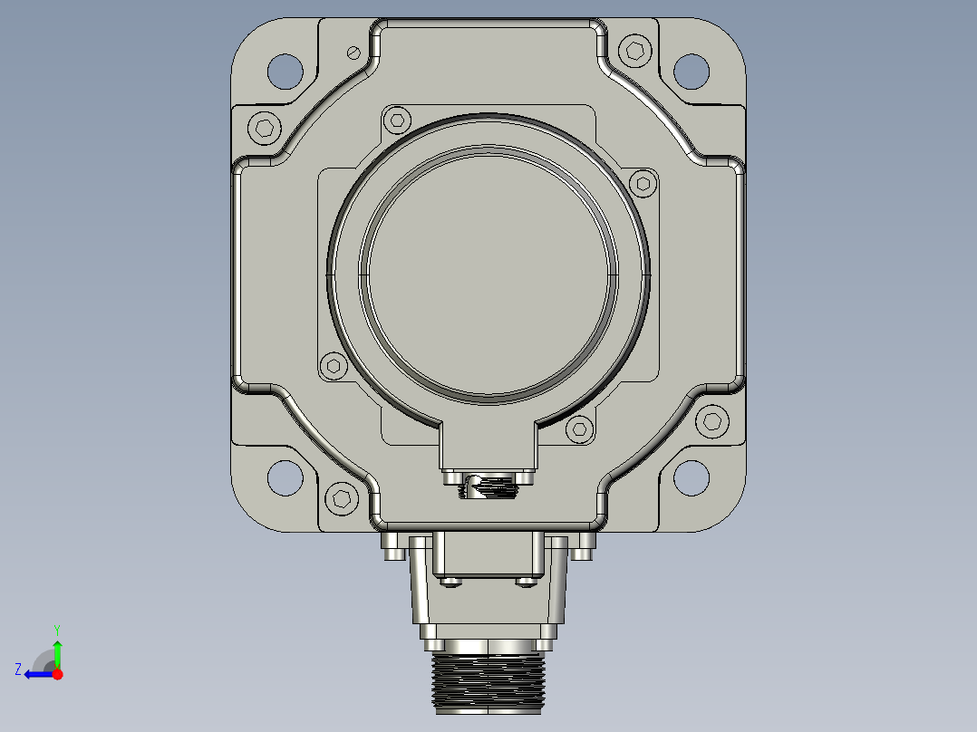 电机MS6G-130TL20BZ2-41P5右视图