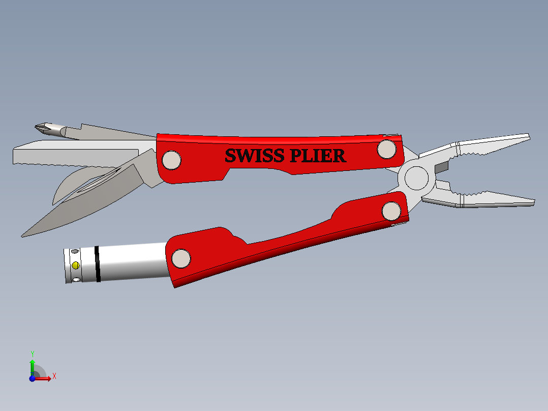 钳子 (36)前视图