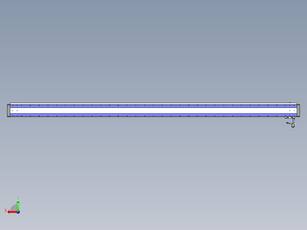 威洛博VL系列直线电机模组-VL14S1-S3100后视图