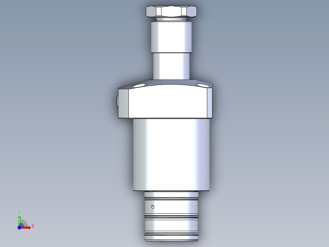 KOSMEKLHA0750-GLM多系列多零件图纸模型前视图